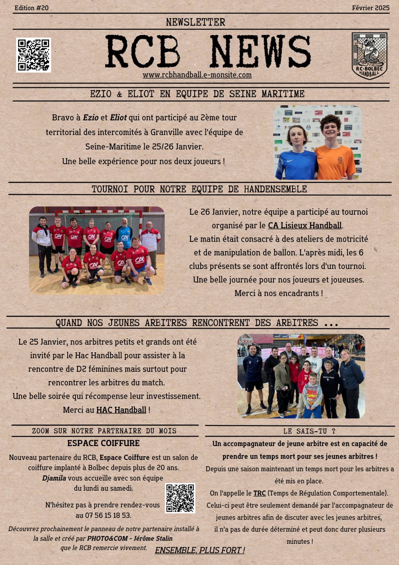 Newsletter fevrier 2025