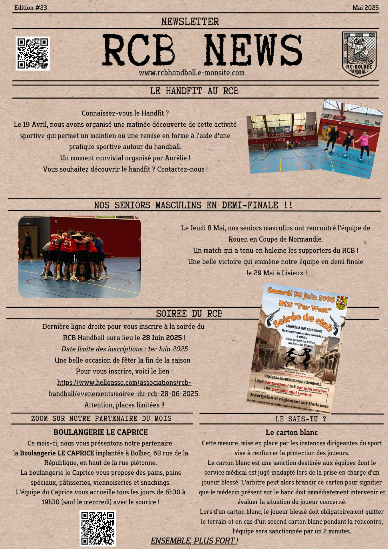 Newsletter mai 2025