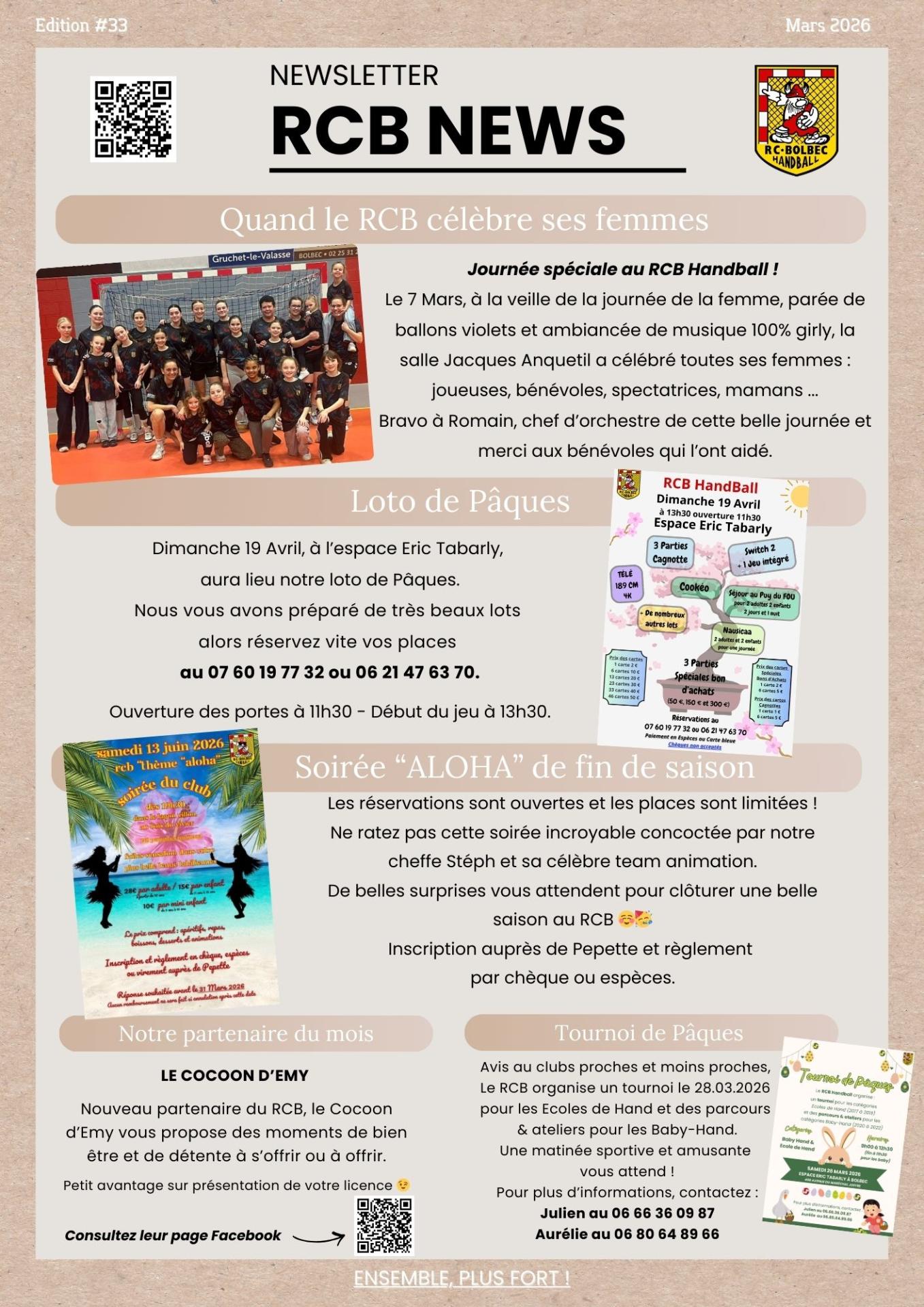 Newsletter mars 2026